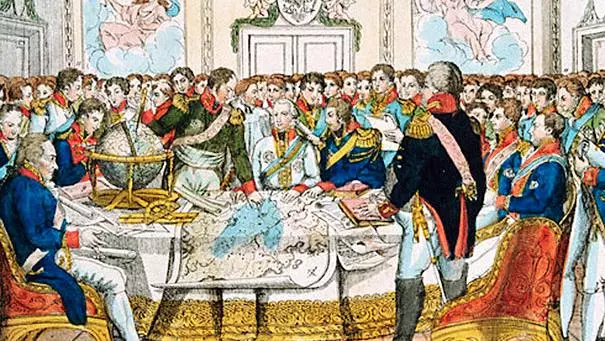 The Leaders of Europe in Debate during the Congress of Cienna 1814-15