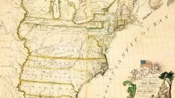 A New and Correct Map of the United States (1784), map by Abel Buell
