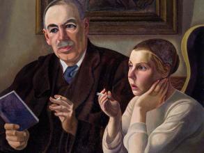 john maynard keynes baron keynes lydia lopokova william patrick roberts 1895 1980 national portrait gallery london