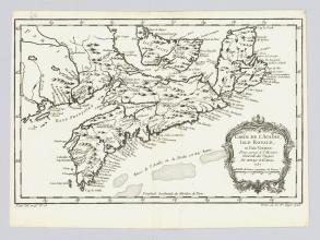 map of acadia 1754 wikimedia commons